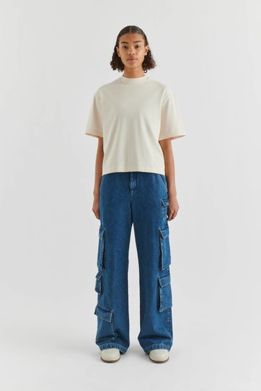 T-shirt AXEL ARIGATO Float Oversized T-Shirt Beige | A2214001, 4