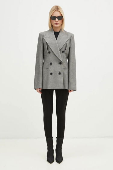 Frakker JW Anderson JW Anderson Hourglass Tailored Oversize Blazer Grå | JK0343.PG1640.929, 5