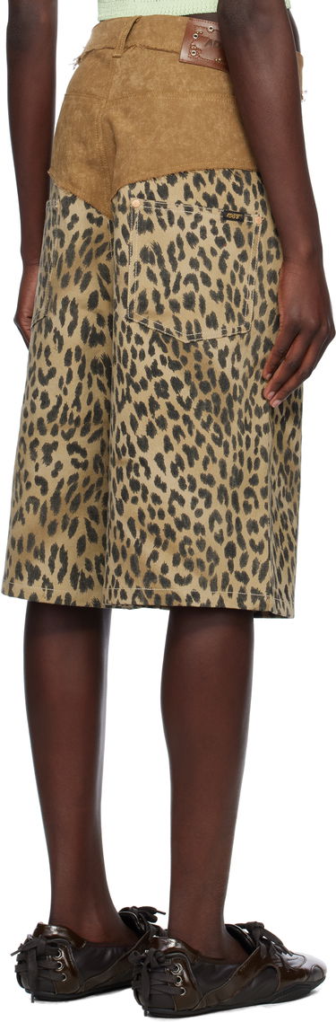 Shorts Andersson Bell Oxford Combo Leopard Shorts Beige | apa821w, 2