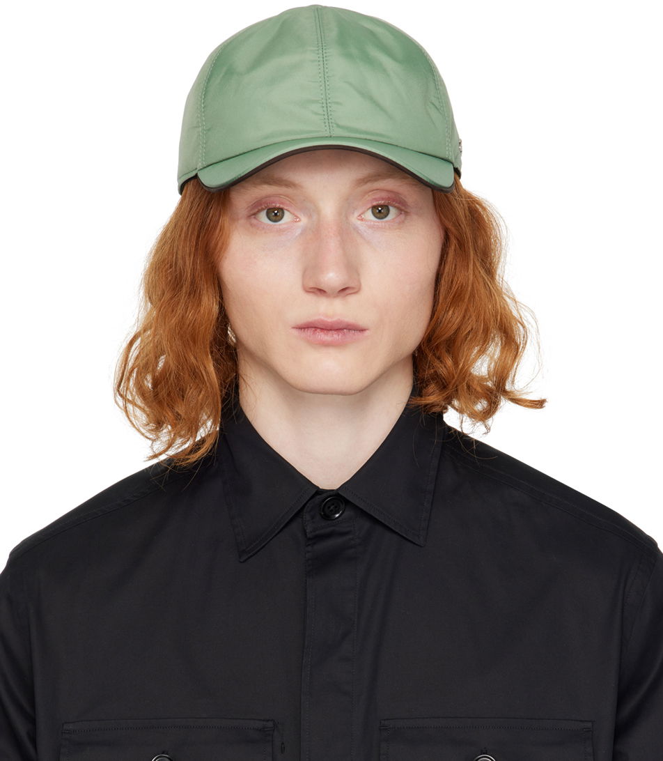 Kasket ZEGNA Technical Fabric Baseball Cap Grøn | Z7I00HA7-B4A, 0