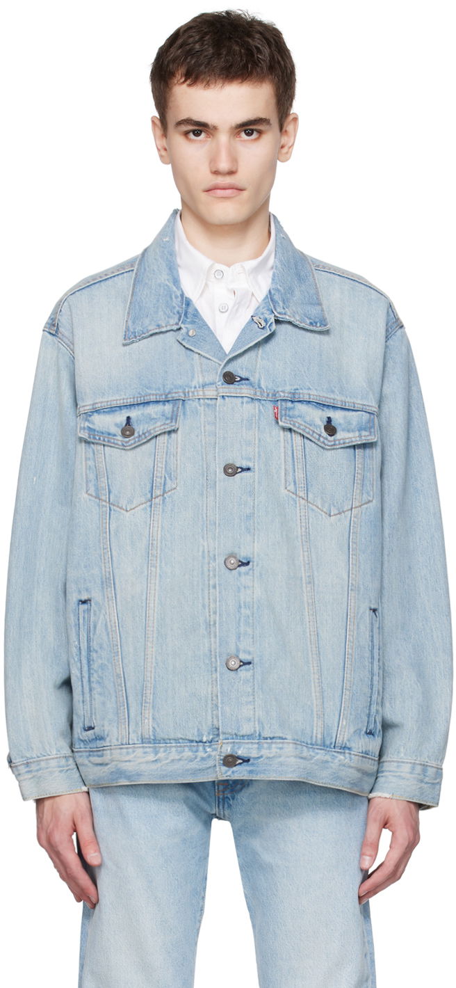Jakke Levi's Button Denim Jacket Blå | A5782-0002, 0