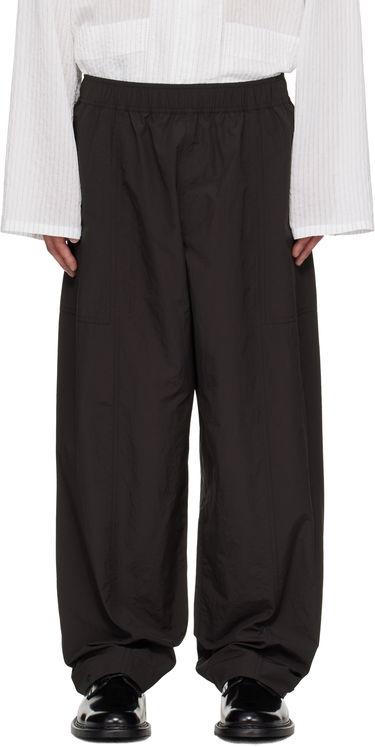 Bukser Studio Nicholson Studio Nicholson Ashi Wide Leg Trousers Sort | ASHI SNM - 1270, 0