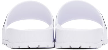 Sneakers og sko Versace Versace Jeans Couture Logo Shelly Pool Slides Hvid | E78VA3SQ2_E71352, 1