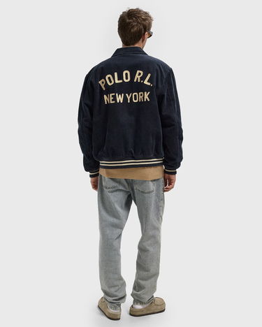 Bomberjakke Polo by Ralph Lauren Polo Corduroy P Varsity Bomber Jacket Mørkeblå | 710968136001, 2