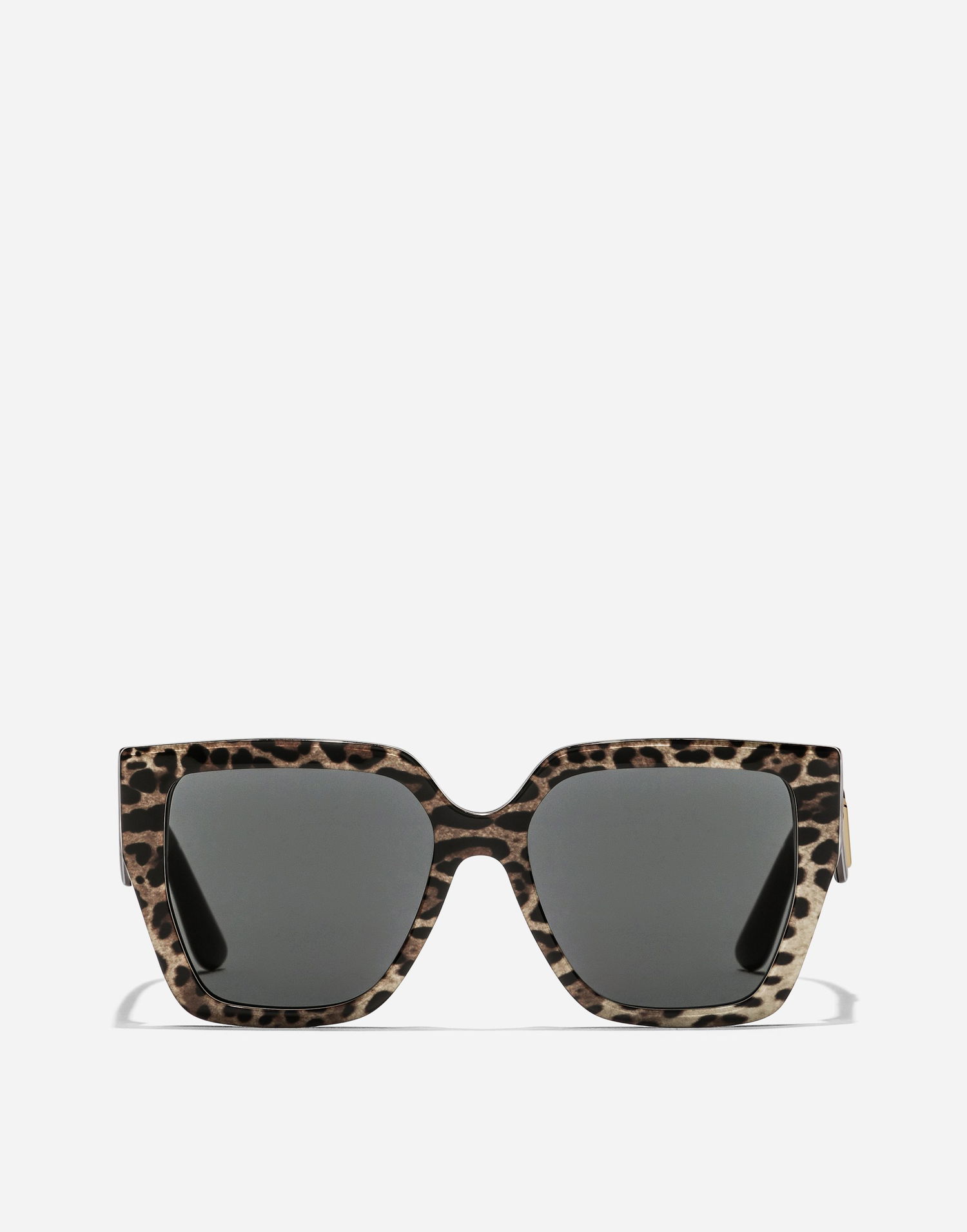 Solbriller Dolce & Gabbana Crossed Leopard Print Acetate Sunglasses Flerfarvet | VG4438VP3879V000, 0