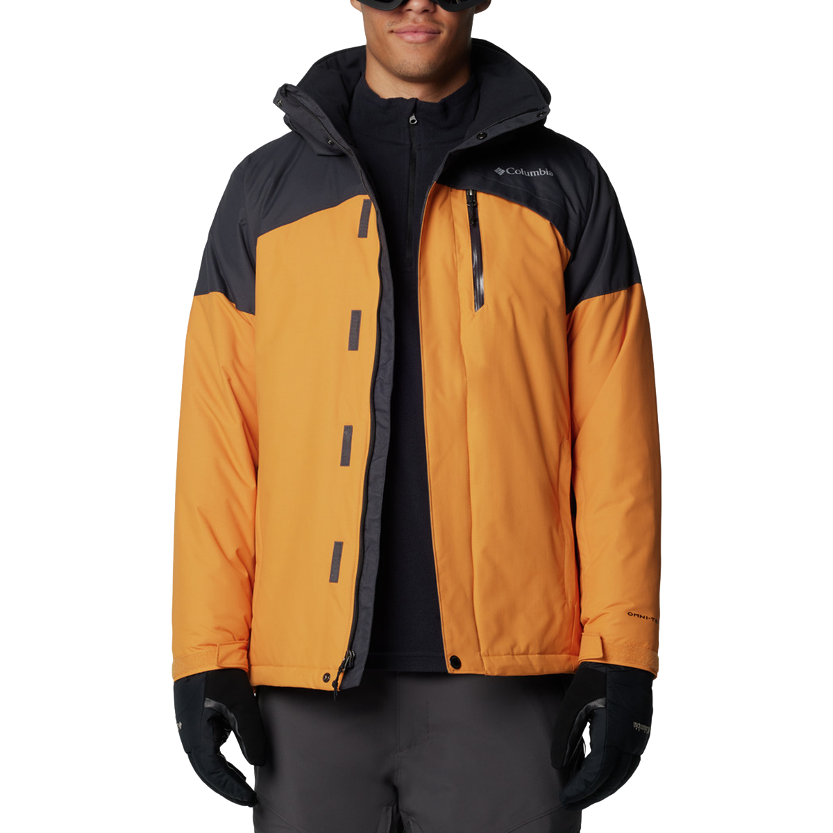 Jakke Columbia Last Tracks™ II Omni-Tech Hooded Ski Jacket Orange | 2087411861, 0