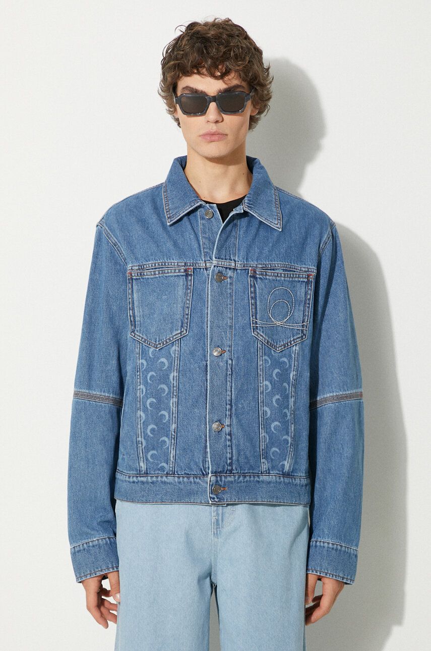 Jakke Marine Serre Denim Trucker Jacket Blå | MJA063A, 0