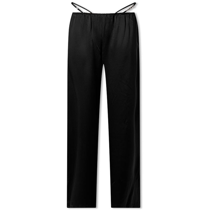 Bukser Alexander Wang Alexander Wang Crystal Thong Wide Leg Pants Sort | 4WC1234370-001