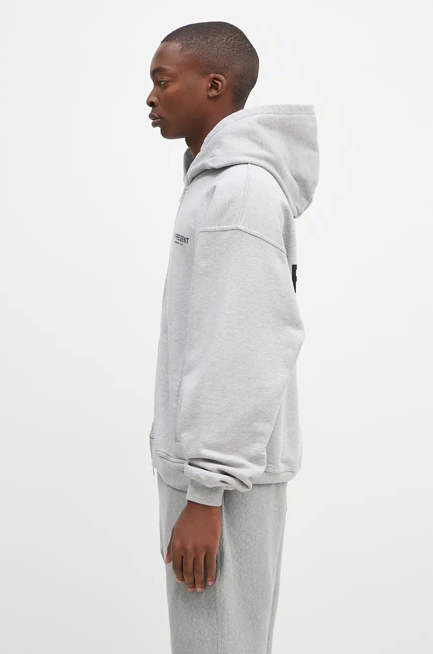 Sweatshirt Represent Clo Owners Club Zip Hoodie Grey Grå | OCM41122.158, 1
