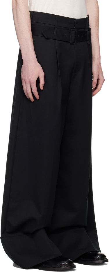 Bukser Simone Rocha Simone Rocha Wide Leg Multi Belt Loop Trousers Sort | 4159 1217, 4