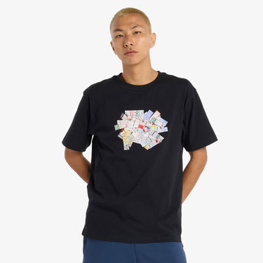 T-shirt New Balance Printed T-Shirt Sort | NBMT53905BK, 1