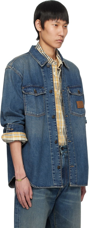 Skjorte Carhartt WIP Carhartt WIP Lincoln Denim Jacket Blå | I034735, 1