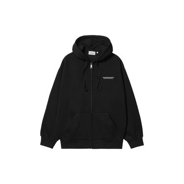 Sweatshirt Carhartt WIP Hooded Runaway Sweat Jacket Sort | I034414_4, 3