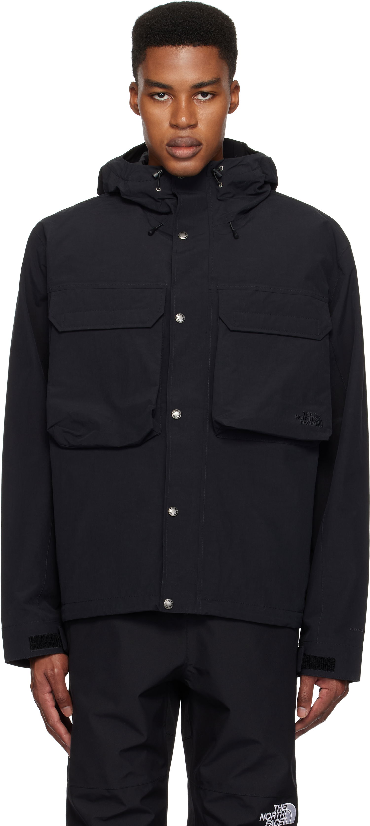 Regnfrakke The North Face M66 Ripstop Rain Sort | NF0A88Y3, 0