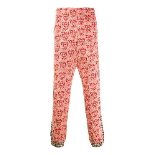 Bukser Gucci Gucci Cat Print Track Pants Rød | 580555-XJBGQ-7548