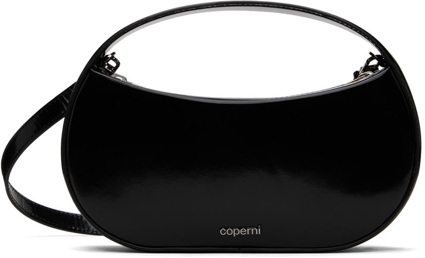 Håndtaske Coperni Small Sound Swipe Bag Sort | COPBA72BIS493