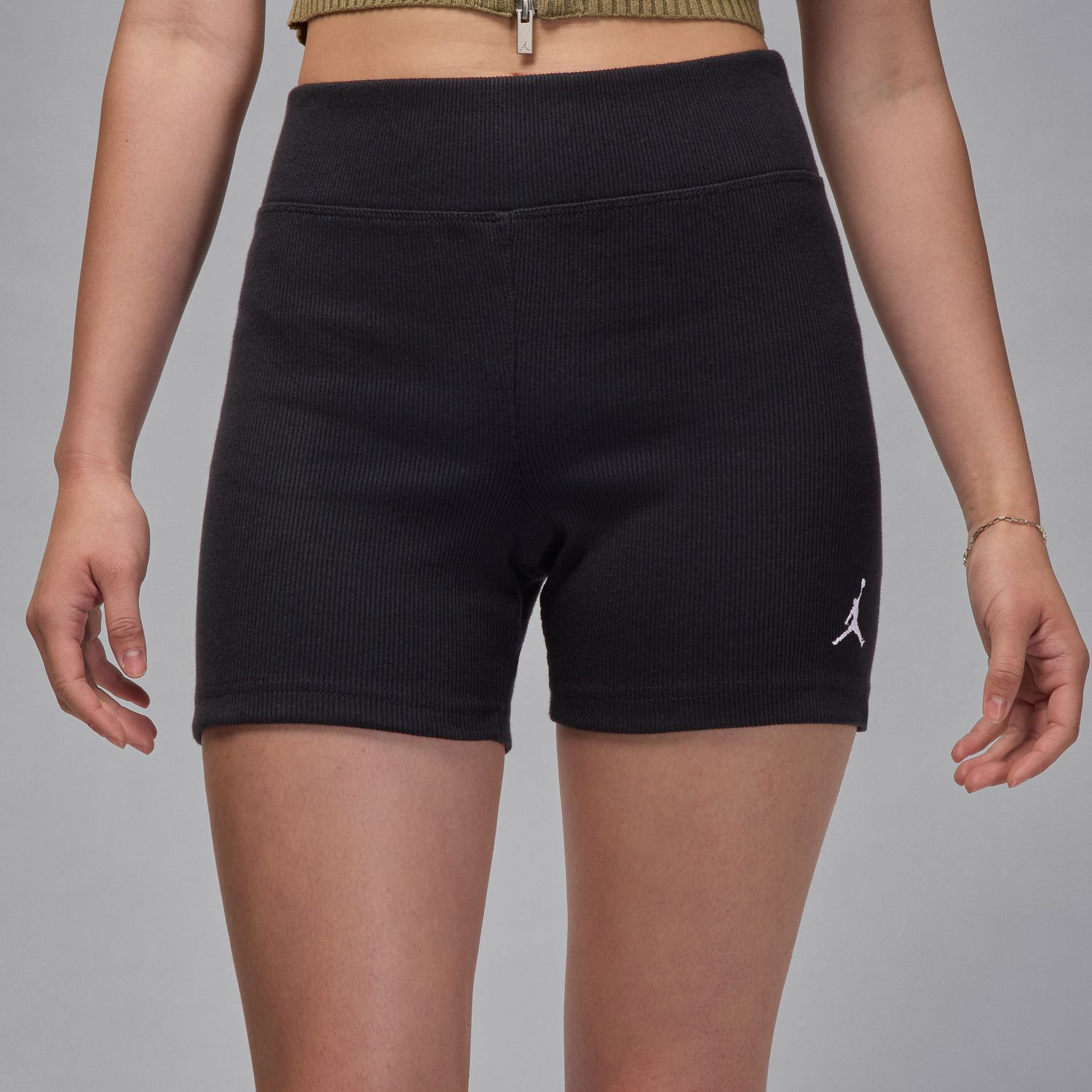 Shorts Jordan Brooklyn Essentials Ribbed 4 Inch Shorts Sort | IB9882-010, 0