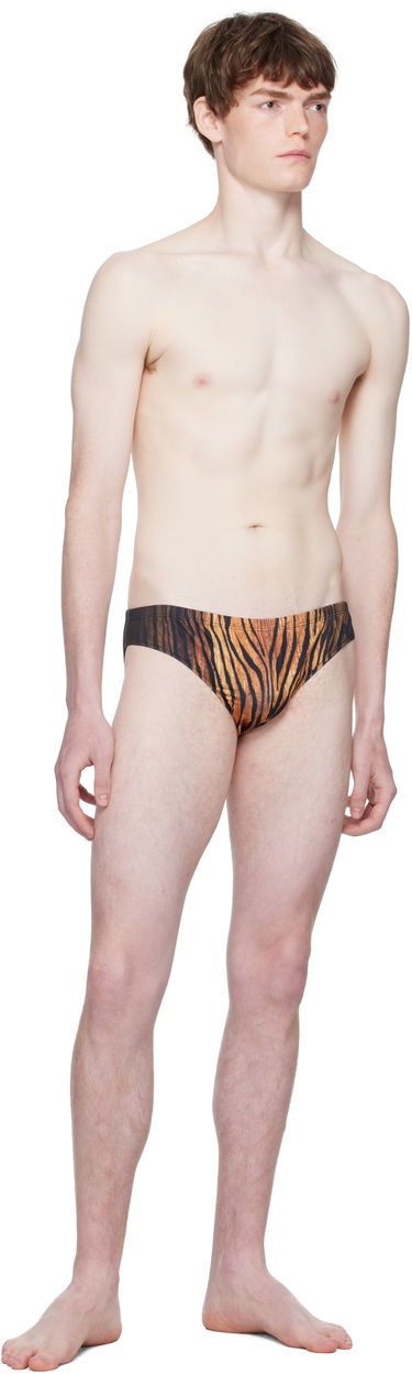 Badetøj Jean Paul Gaultier Jean Paul Gaultier 'The Wood' Swim Briefs Brun | 25/03-M-SW072-J009P-0060, 3