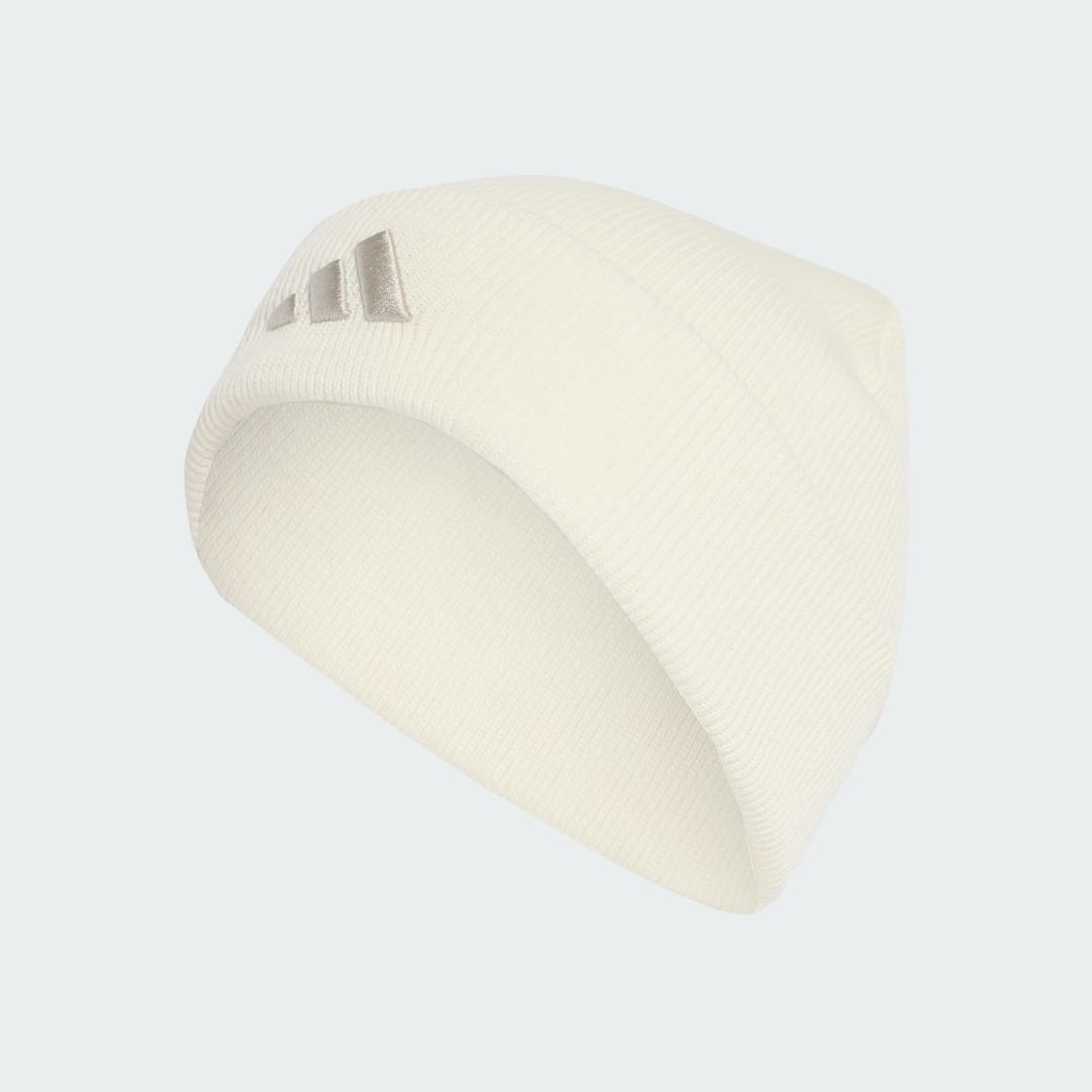 Beanie adidas Performance New Logo Cuffed Beanie Hvid | JX5745, 0