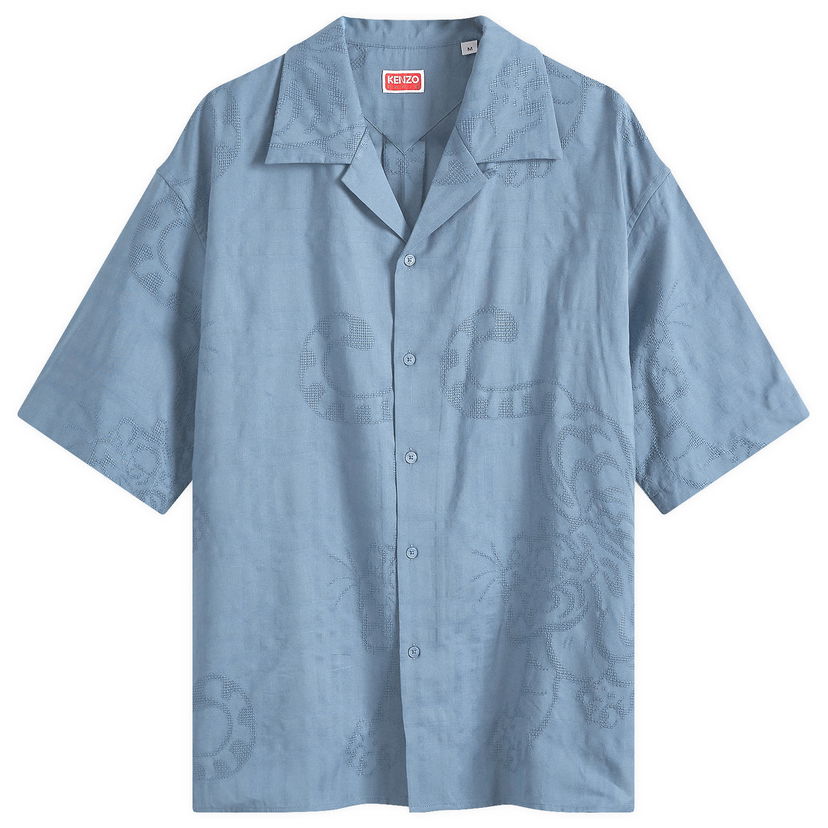 Skjorte KENZO Bamboo Vacation Blå | FE65CH1119JR-67