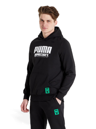 Sweatshirt Puma Minecraft x Hoodie Sort | 53437601