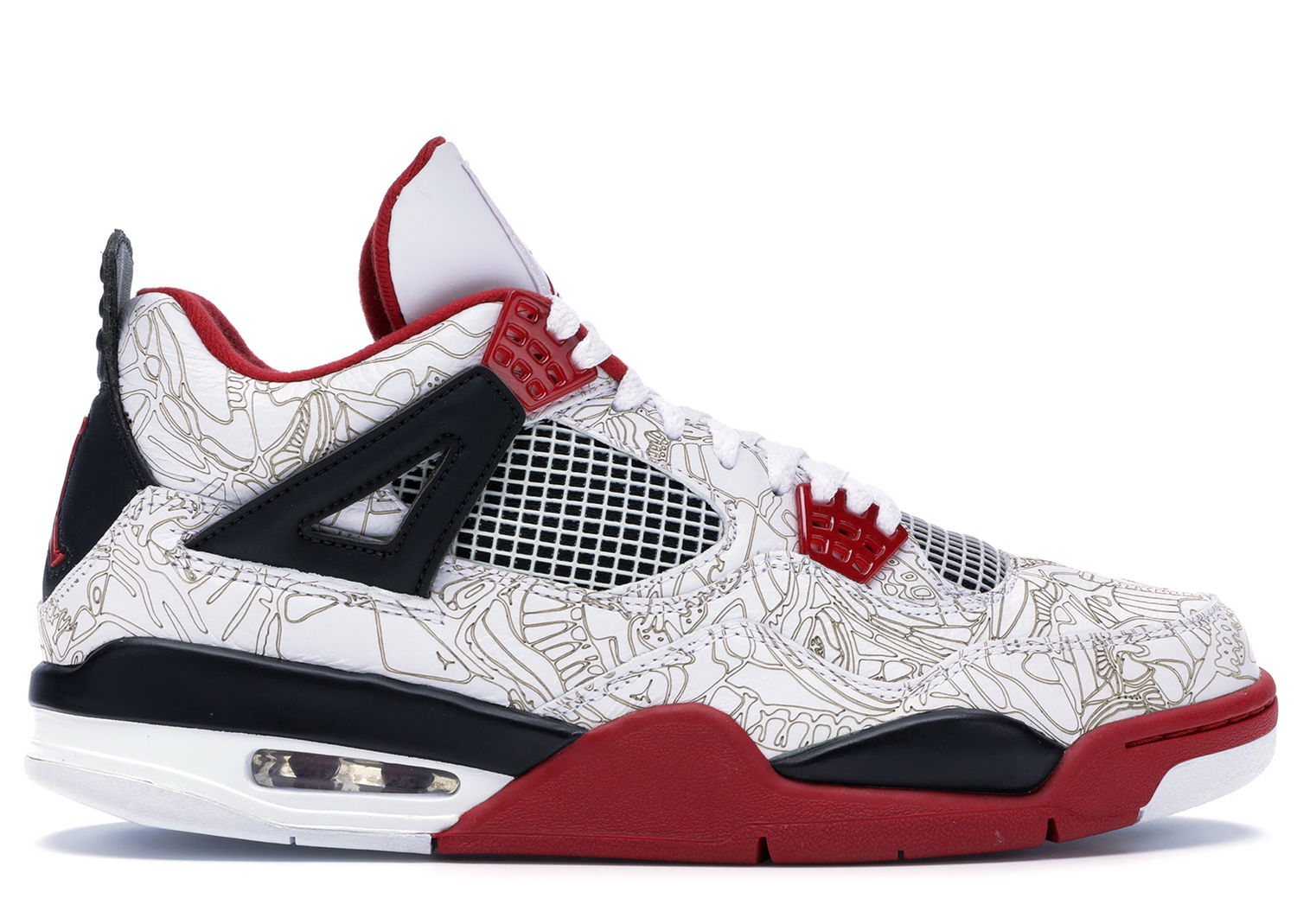 Sneakers og sko Jordan Air Jordan 4 Retro White Laser Hvid | 308497-161, 0