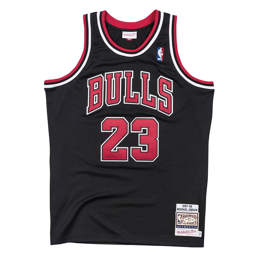 Jersey Mitchell & Ness NBA Michael Jordan Chicago Bulls 1997-98 Authentic Jersey Sort | AJY4GS18400-CBUBLCK97MJO, 0