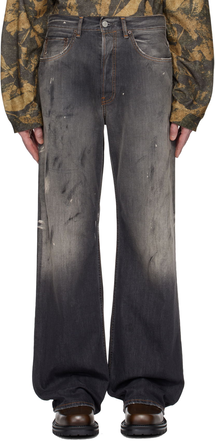Jeans Acne Studios Acne Studios Loose Fit 2021M Jeans Grå | B00393-