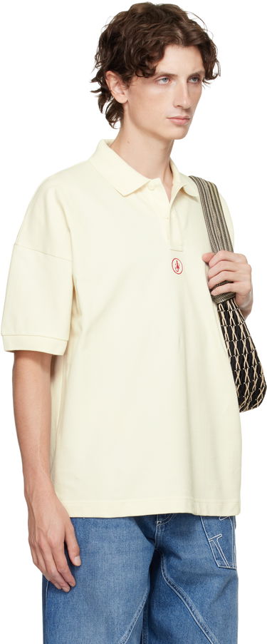 Polo skjorte JW Anderson JW Anderson Anchor Embroidery Polo Beige | JO0281-PG1479, 1