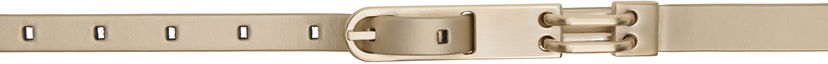 Bælter Rick Owens Rick Owens Spalla Tongue Belt Beige | RA01E0680 LGEMGH