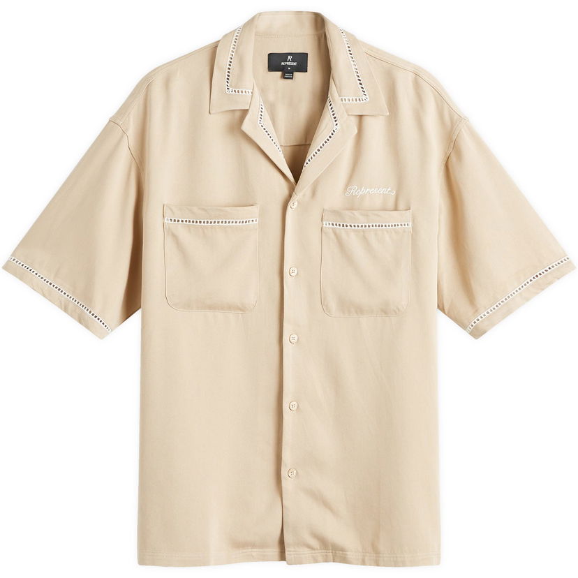 Skjorte Represent Clo Resort Shirt Beige | MLM2433-240