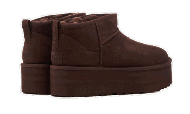 Sneakers og sko UGG Classic Ultra Mini Platform Marron Sort | 1135092-BCDR, 4