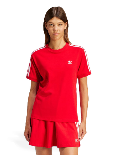 T-shirt adidas Originals 3-Stripes Tee Rød | IR8050