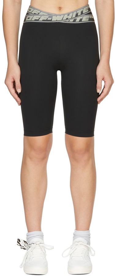 Shorts Off-White Off-White Logo Band Cycling Shorts Sort | OWVH020F21JER0011000, 0