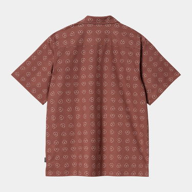 Skjorte Carhartt WIP Carhartt WIP Furoshiki Print Short Sleeve Shirt Brun | I034549_15, 4