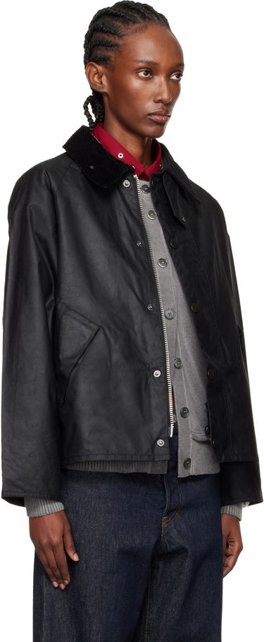 Jakke Barbour Wax Jacket Sort | MWX1678BK91, 4