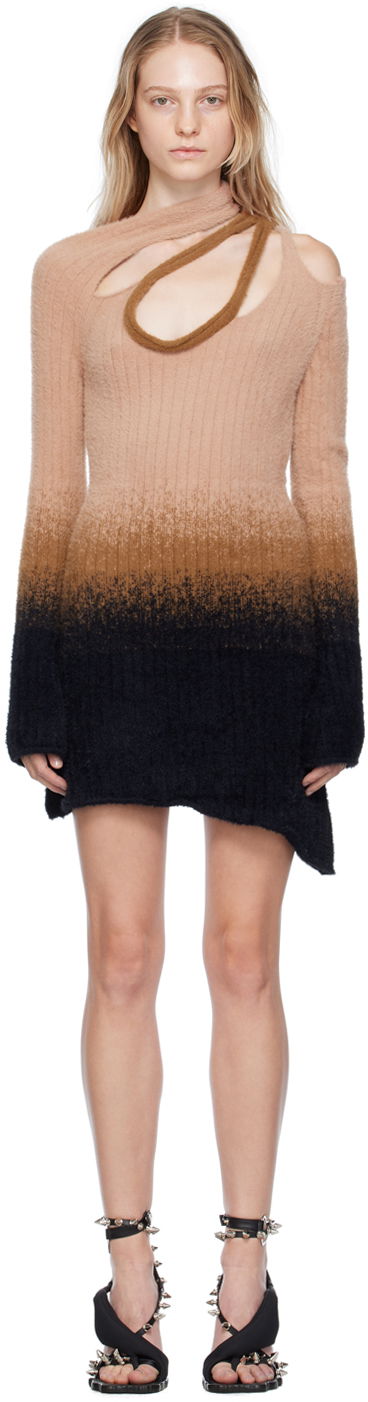 Kjole Ottolinger Ottolinger Crossover Ombré Minidress Flerfarvet | 706001