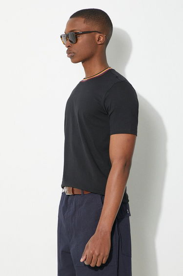 T-shirt Paul Smith Paul Smith Tipped Crew Neck T-Shirt Sort | M1R.697PS.H00084, 3