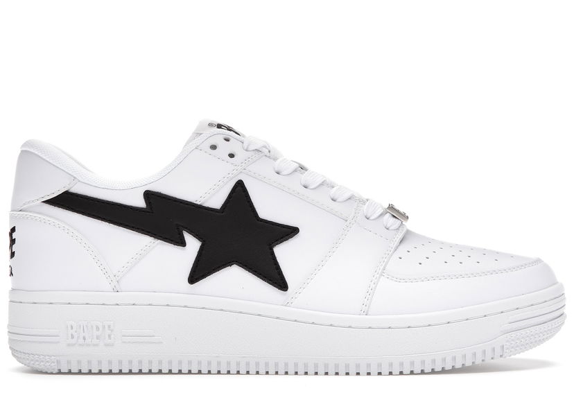 Sneakers og sko BAPE Bape Sta Low M1 "White Black" Hvid | 1G20191010