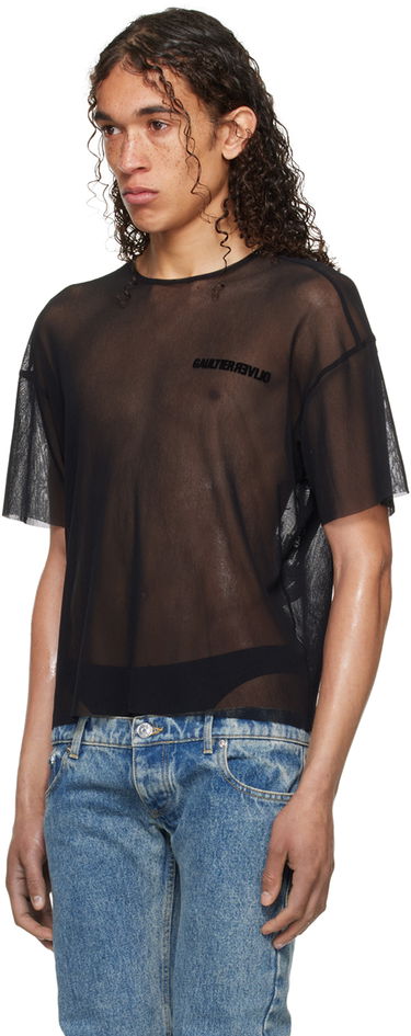 T-shirt Jean Paul Gaultier Shayne Oliver Edition Mesh T-Shirt Sort | 24/27-U-TS081I-T001-0000, 3