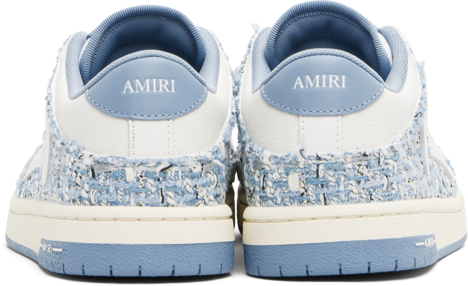Sneakers og sko AMIRI AMIRI Bouclé Skel Top Low Blå | AMFOSR1141, 1