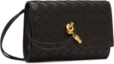 Tegnebog Bottega Veneta Bottega Veneta Andiamo Intrecciato Leather Wallet on a Strap Brun | 836940 VCPP2, 1