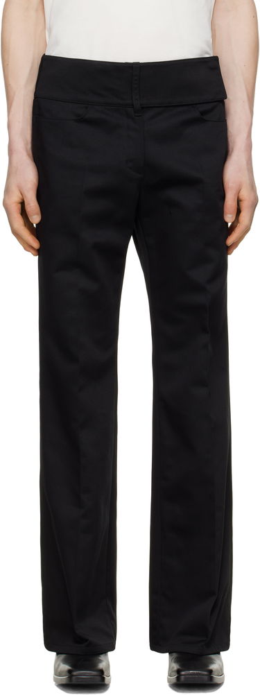Bukser Courrèges Courrèges Belted Bootcut Trousers Sort | 125CPA929PL0178, 0