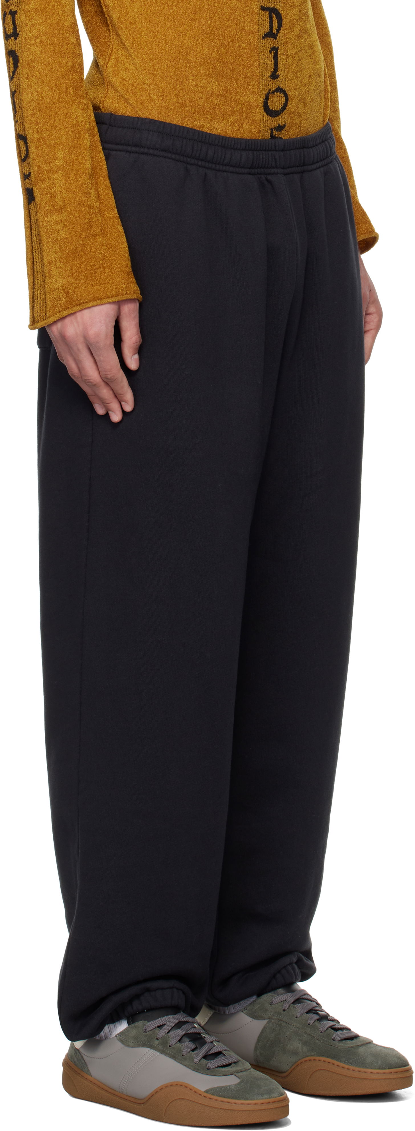 Joggingbukser Acne Studios Acne Studios Organic Cotton Sweatpants Sort | CK0116-, 1