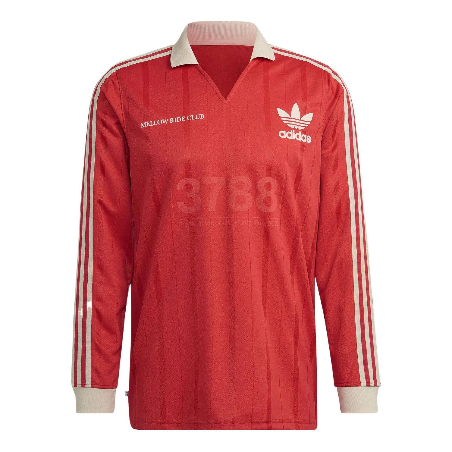 Polo skjorte adidas Originals Originals Mrc Chest Printing Long Sleeve T-Shirt Rød | HN1677, 0