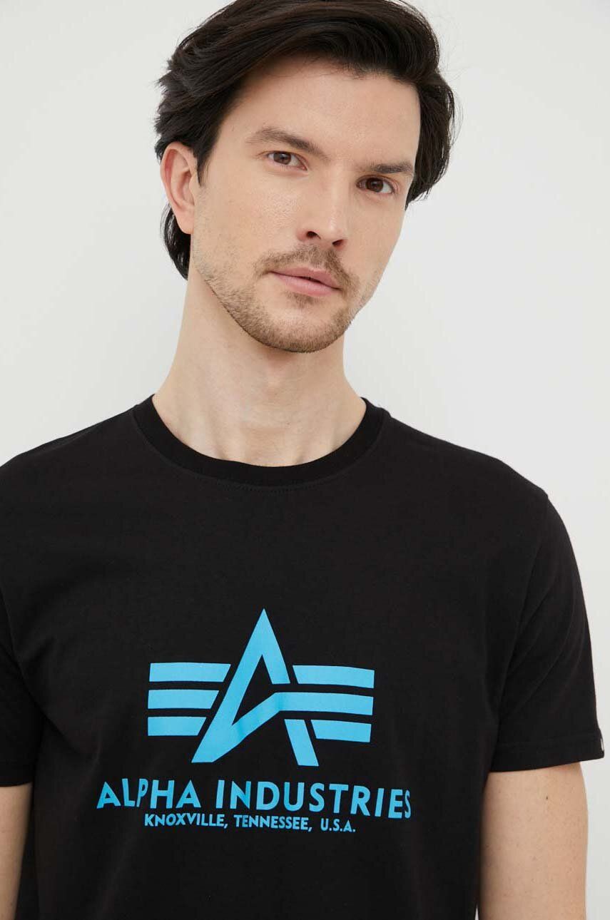 T-shirt Alpha Industries Logo Tee Sort | 100501.93, 0