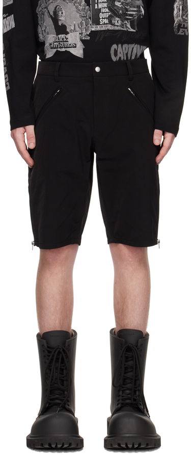 Shorts We11done We11done Biker Shorts Sort | WD-PT1-23-072-M-BK, 0