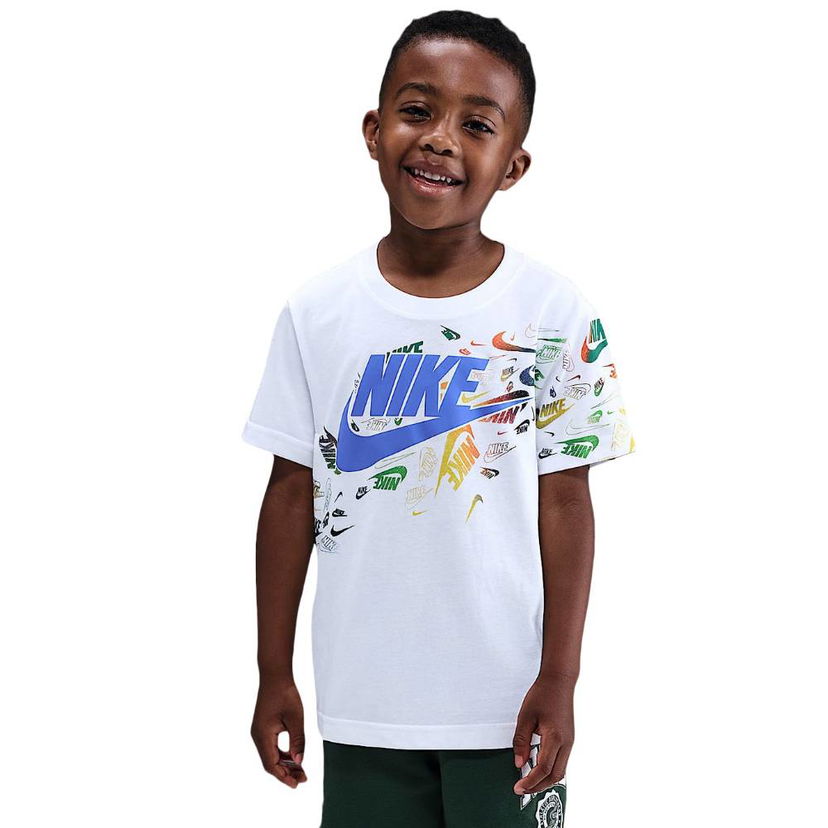 T-shirt Nike Multi-Logo Graphic T-shirt Club Revealed K Flerfarvet | 86N210-001