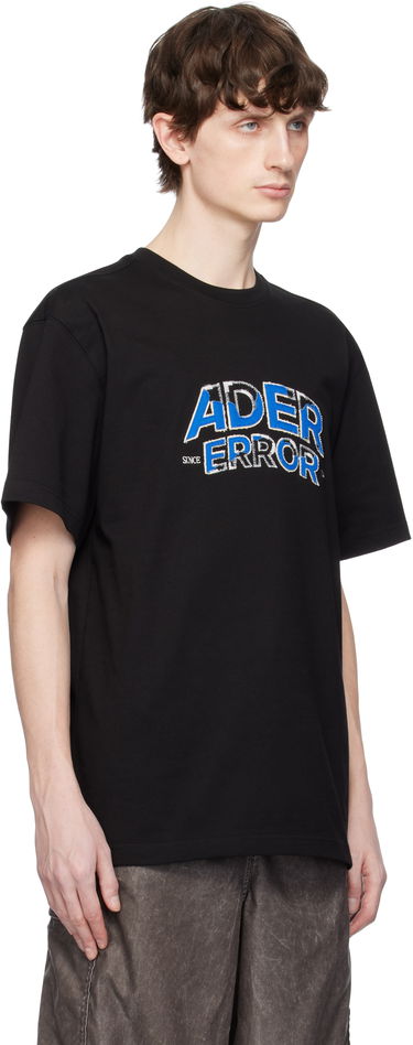 T-shirt ADER ERROR Flocked Logo Graphic T-Shirt Sort | BN25FYTS0101BK, 4