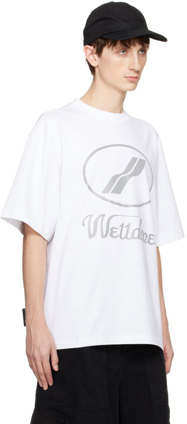 T-shirt We11done Designer Logo-Print T-Shirt Hvid | WD-TP5-19-930-WH, 1